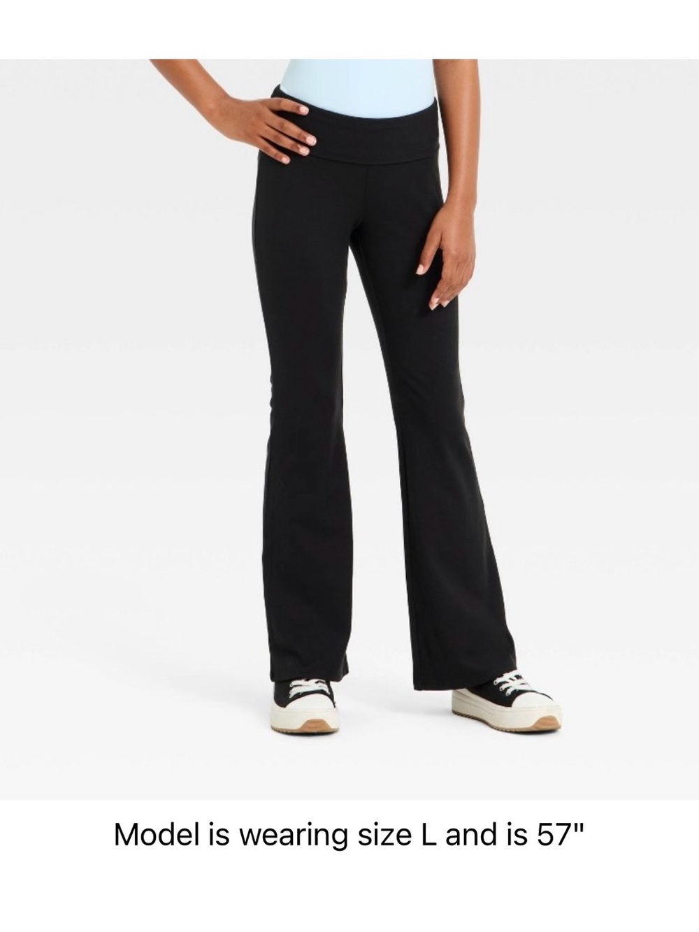 art class Black Girls' Flare Leggings